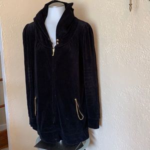 Vintage Juicy Couture jacket pocket chains hooded